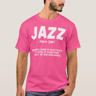 Camiseta Músico de género musical de jazz, excompositor