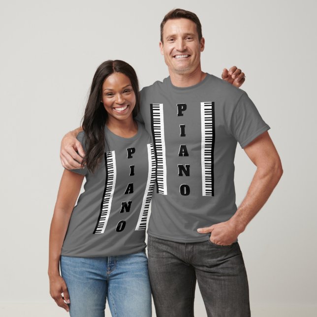 Camiseta Músico de Guay Black & White Piano Keys (Unisexo)