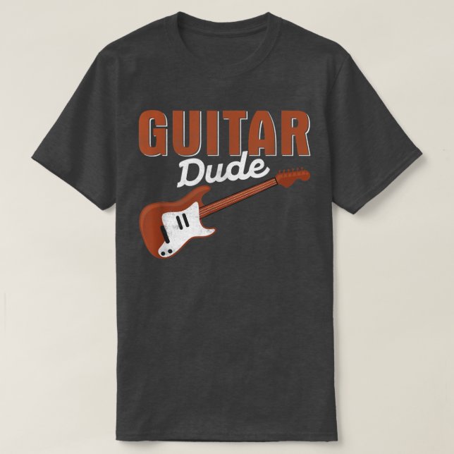 Camiseta Músico de Guitar Dude (Diseño del anverso)
