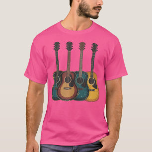 Camiseta Músico de guitarra acústica