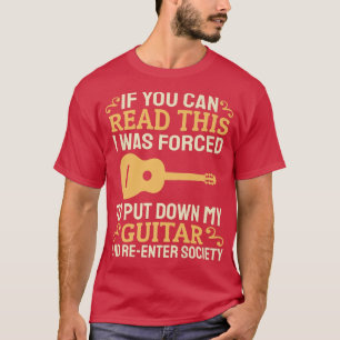 Camiseta Músico de guitarra acústica