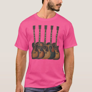 Camiseta Músico de guitarra acústica