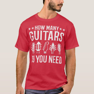 Camiseta Músico de guitarra acústica cita a guitarra que en