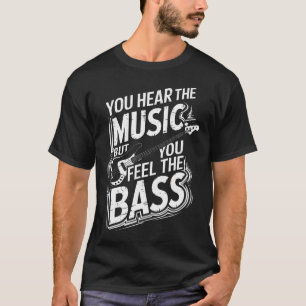 Camiseta Músico de Guitarra Baja Para Bajista Bajista