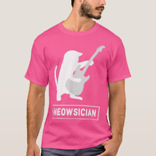 Camiseta Músico de guitarra de gato kittés amante de la mús