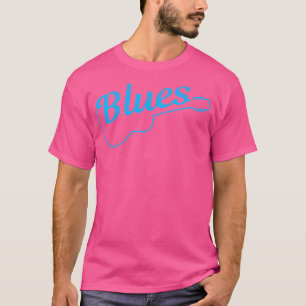 Camiseta Músico de guitarra de música Blues