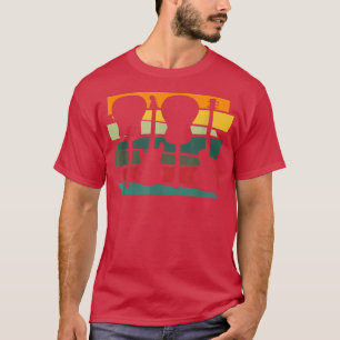 Camiseta Músico de guitarra retro Bass Guitarista