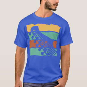 Camiseta Músico de guitarra retro Bass Guitarista