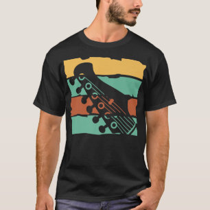 Camiseta Músico de guitarra retro Bass Guitarista