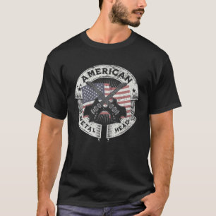 Camiseta Músico de heavy metal estadounidense con guitarra
