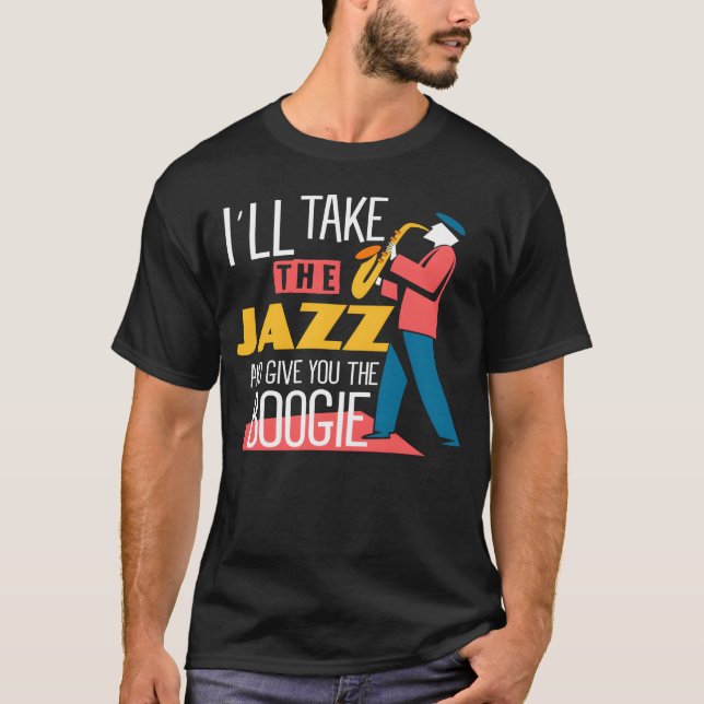 Camiseta Músico de jazz (Anverso)