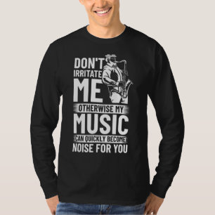 Camiseta Músico de Jazz de jugador de instrumentos musicale