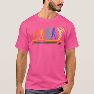 Camiseta Músico de Jazz Evolutivo Saxofonista Orquesta