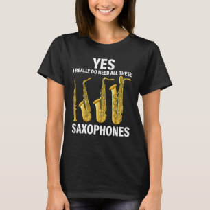 Camiseta Músico de jazz saxofonista Sa