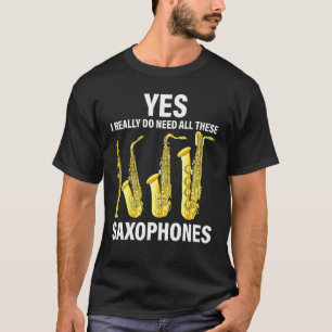 Camiseta Músico de jazz saxofonista Sa