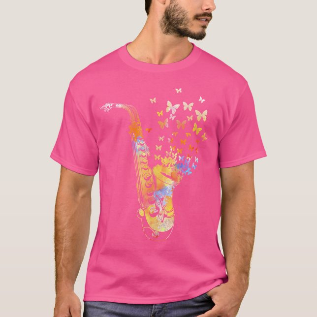 Camiseta Músico de jazz saxofonista Saxop (Anverso)