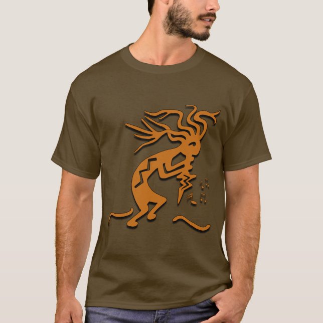 Camiseta Músico de Kokopelli (Anverso)