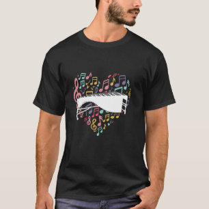 Camiseta Músico de Marimba Gran Instrumento Xilófono Marimb
