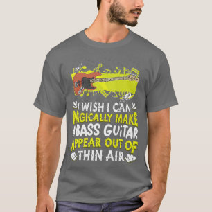 Camiseta Músico de música Bass Player