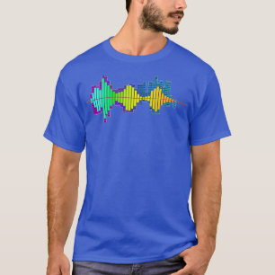 Camiseta Músico de música de ondas de sonido