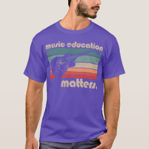 Camiseta Músico de música, educación musical importa chico