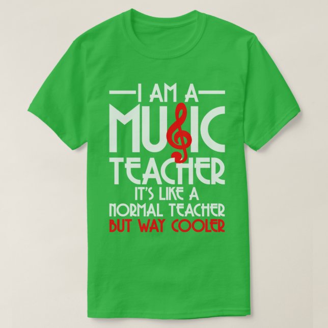 Camiseta Músico de profesores de música 6 (Diseño del anverso)