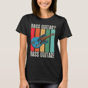 Camiseta Músico de Rock Bajista Bajista de Guitarra Bajo G