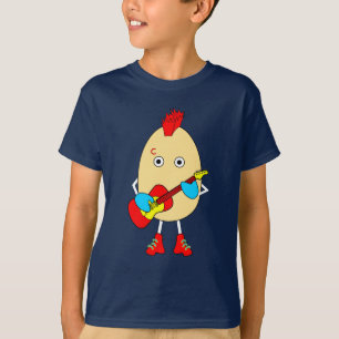 Camiseta Músico de rock Egghead