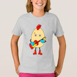 Camiseta Músico de rock Egghead