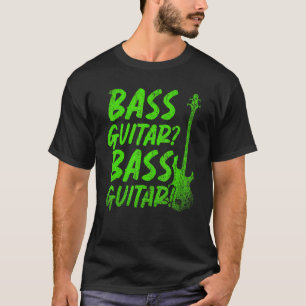Camiseta Músico de rock guitarrista bajo músico de bajo
