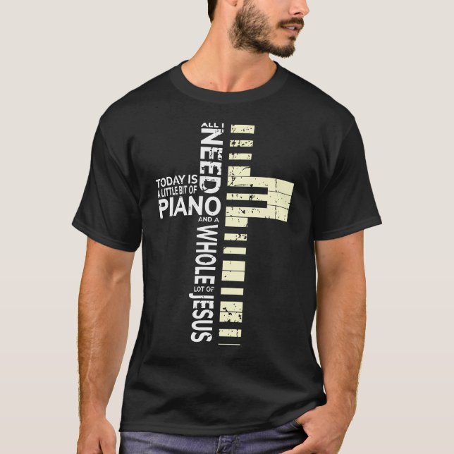 Camiseta Músico de rock musical de banda cristiana (Anverso)