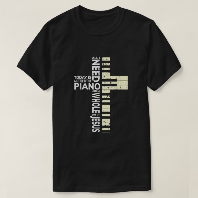 Camiseta Músico de rock musical de banda cristiana Tee (Diseño del anverso)
