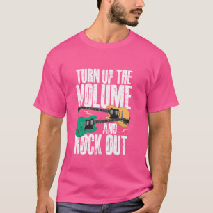 Camiseta Músico de rock y banda de rock musical Hard Roc