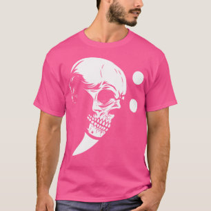 Camiseta Músico de Skull Bass Clef Bass Player Music Guitar