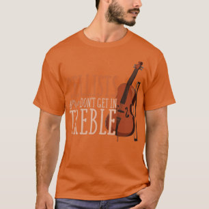 Camiseta Músico de Treble Clef Funny Cellist