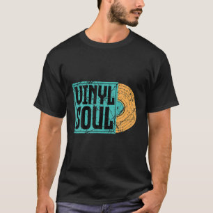 Camiseta Músico de Vinyl Soul Old School DJ Turntables