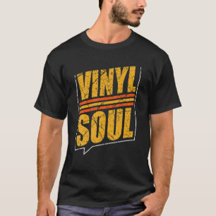 Camiseta Músico de Vinyl Soul Old School DJ Turntables