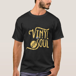 Camiseta Músico de Vinyl Soul Old School DJ Turntables