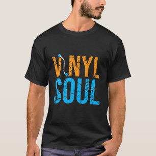 Camiseta Músico de Vinyl Soul Old School DJ Turntables