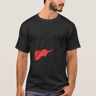 Camiseta Músico de Viola Orquesta en Línea Viola