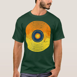 Camiseta Músico de Waveform, productor de música LP Vinyl R