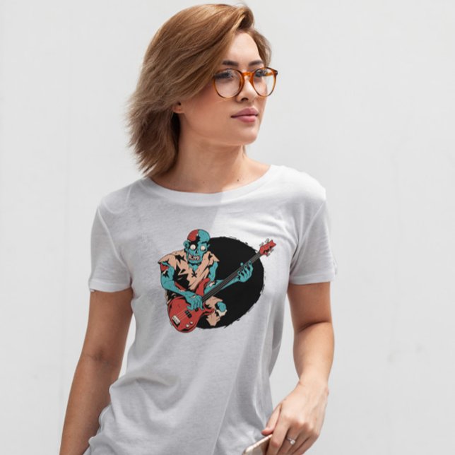 Camiseta Músico del jugador zombie bass (Subido por el creador)