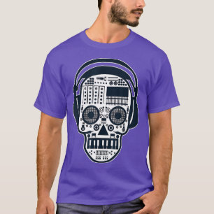 Camiseta Músico EDM Techno Raver de música electrónica