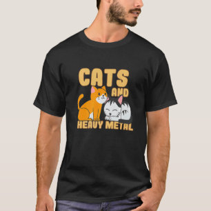 Camiseta Músico Gato Instrumentista Musical Heavy Rock Mu