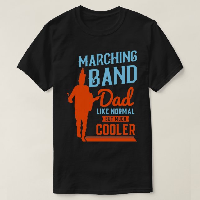 Camiseta Músico gracioso de papá padre de banda marchando t (Diseño del anverso)