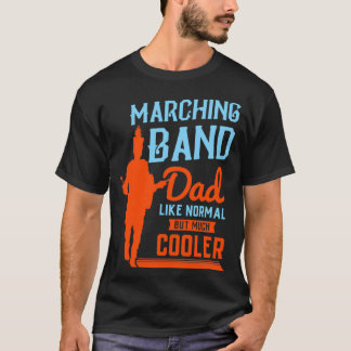 Camiseta Músico gracioso de papá padre de banda marchando t