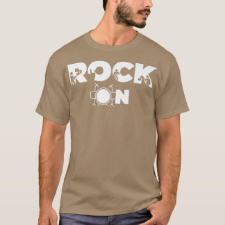 Camiseta Músico Gui, jugador de guitarra rock on rock N Rol