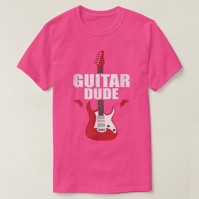 Camiseta Músico Guitar Dude (Diseño del anverso)