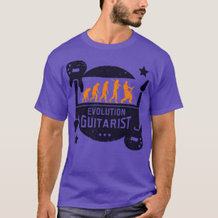 Camiseta Músico Guitarista de Evolución (1)