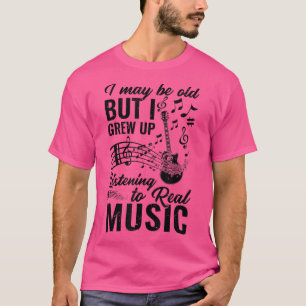 Camiseta Músico Guitarra Baterista Rock Música Real 2001